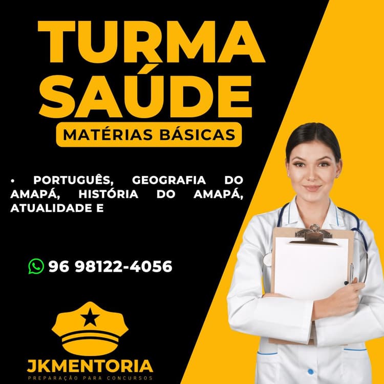 TURMA SAÚDE - MATÉRIAS BÁSICAS (TODOS OS CARGOS)
